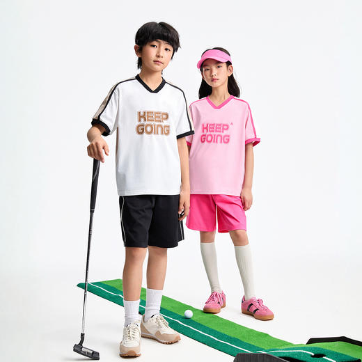 男女童SORONA凉感套装夏季新款安奈儿童装EM521130 商品图3