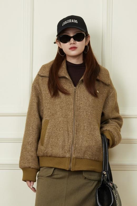 HAYES 大翻领宽松休闲夹棉外套 19746 商品图0