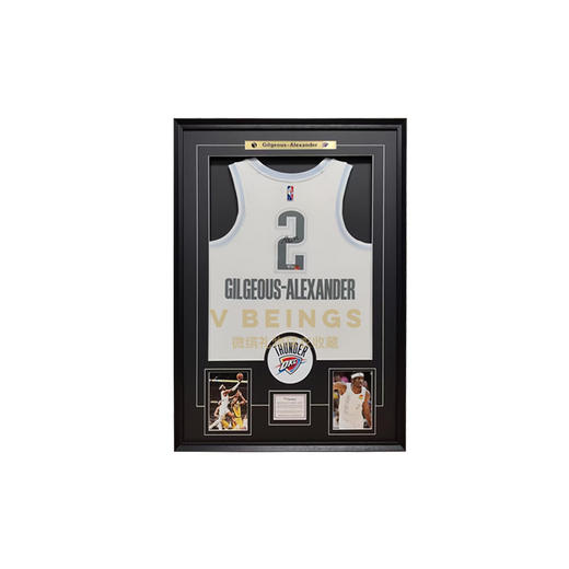 收藏系列 亚历山大 2号白色 亲笔签名球衣 商品图0