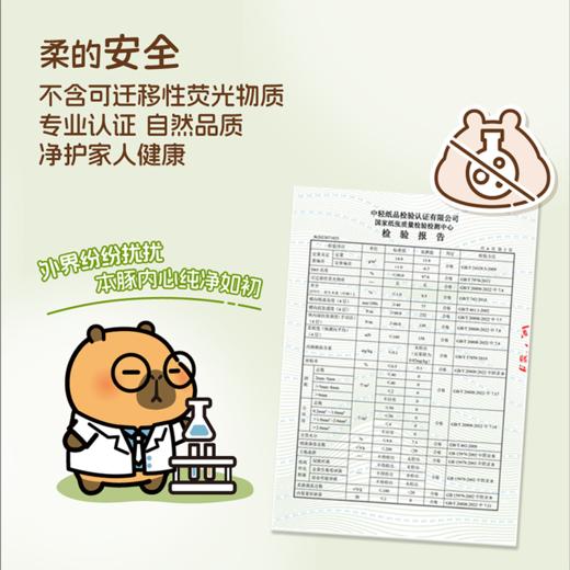 【官方自营】清风4层5张30包手帕纸卡皮巴拉小黄豚联名 商品图5