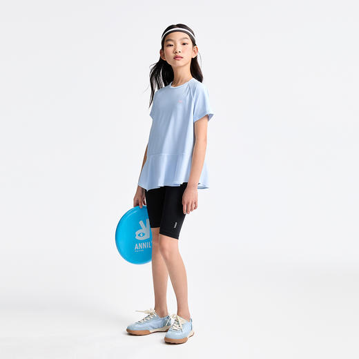 【冰感防晒】女童针织打底中裤夏季新款安奈儿童装EG526113 商品图6