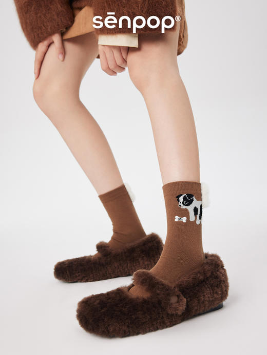 【代发】上森派系袜子小狗尾巴凸凸中筒袜（下单后不接受退款，请谨慎下单） 商品图8