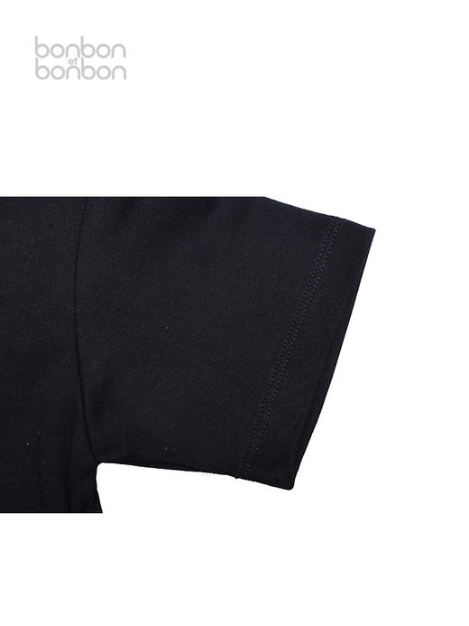 廓形大口袋撞色T恤 商品图4