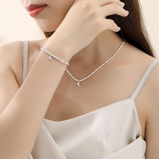 【节节高升】s925纯银竹节手链【JHY-A000696Y】 商品图3