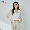 NUTS夏季新品时尚优雅纯色气质百搭长袖衬衫女326013383 商品缩略图2