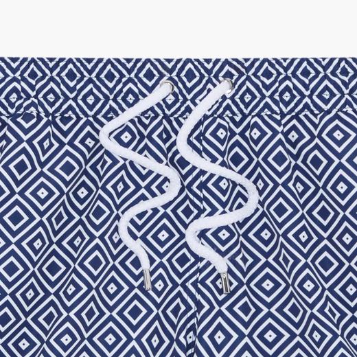 Frescobol Carioca - Rio Swim Shorts Angra Print - Navy-Blue - 男装 - 泳裤 - 海军蓝 商品图4