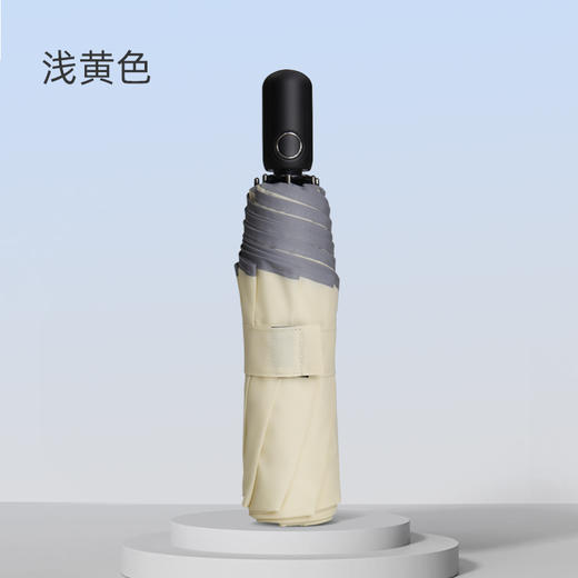 【防晒好物丨自动记忆雨伞+mini六折晴雨伞系列】轻量设计黑胶全波段防晒，有效阻隔有害光线，加固伞骨抗风且不易生锈，伞身轻巧便捷，加宽束带方便收纳，配色设计简约高级时尚，多色可选 商品图6