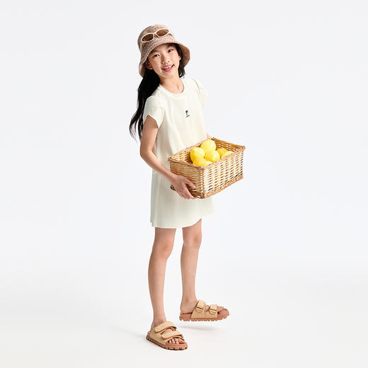 女童圆领短袖针织套装夏季新款安奈儿童装EG521121 商品图5