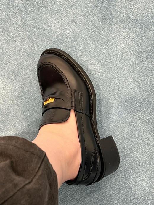 缪缪新款粗跟增高钱币乐福鞋（HC） 商品图9