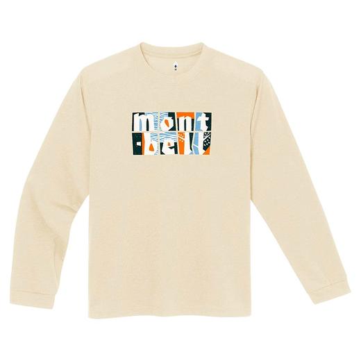 【男女同款】Montbell户外运动速干T恤日常通勤圆领长袖欧若风字母印花1114852/1114770/1114768 商品图3