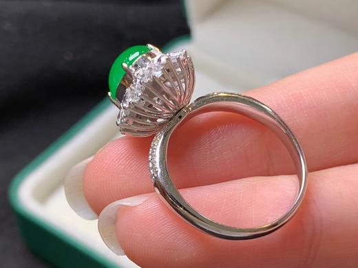 蛋面翡翠戒指 商品图3