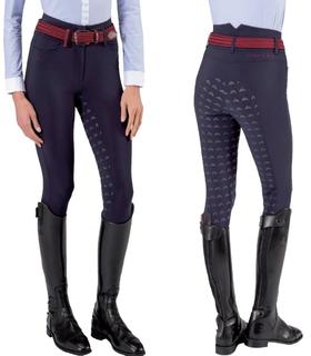 马裤意大利同款高腰四季耐磨防滑透气弹力马术运动裤女成人盛装舞步全胶马裤PDRESS系列QS
