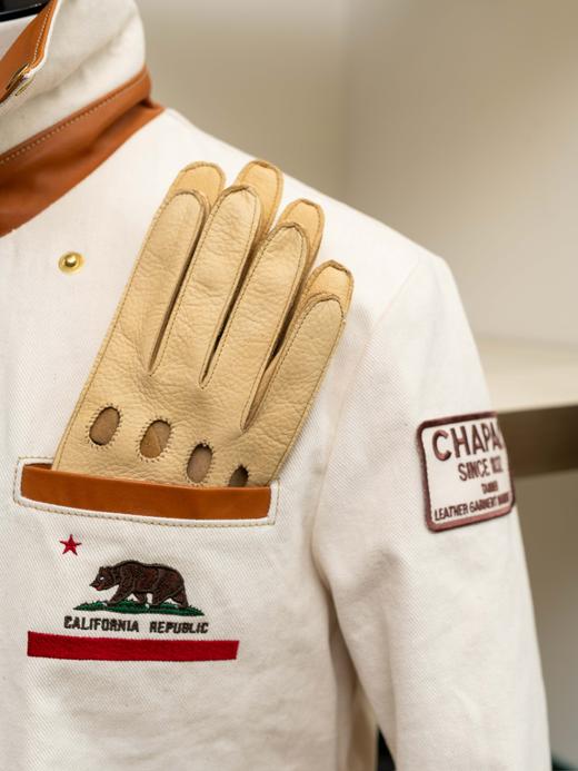 Chapal「Pebble Beach」白色帆布驾驶夹克 商品图7