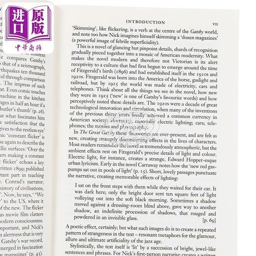 预售 【中商原版】了不起的盖茨比 英文原版 The Great Gatsby 菲茨杰拉德 经典美国文学 可另搭flipped追风筝的人 商品图9