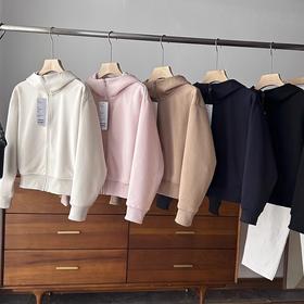 U家卫衣！线下249！2025新款快干休闲连帽外套长袖宽松运动卫衣开衫上衣夹克女款！