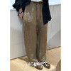 棉仓3621518014-IACHOE亚麻抽绳休闲裤 商品缩略图0