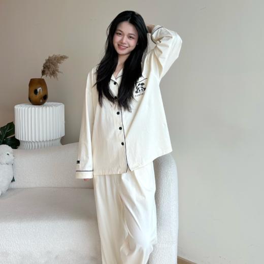 【积分换购不退货】伊芙丽舒适亲肤简约家居服1G4100771Z 商品图5