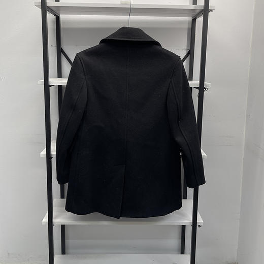 BUR*E**Y/巴*莉 女士绵羊毛双排扣长袖翻领短款风衣外套 商品图1