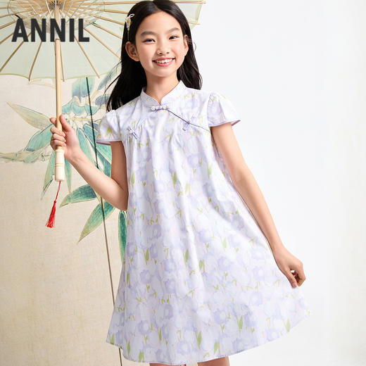 女童连衣裙夏季新款安奈儿童装EG523118 商品图1