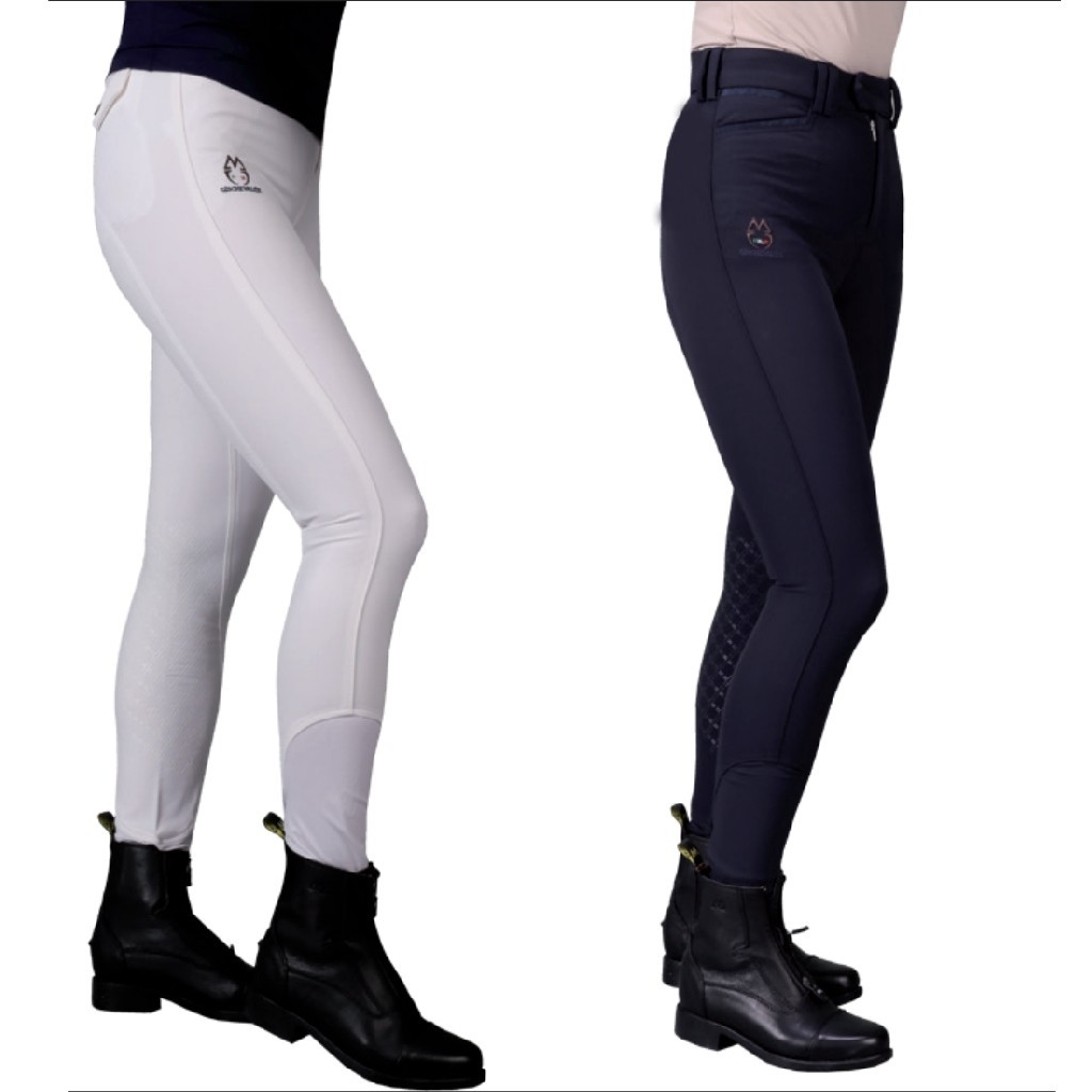专业骑马裤马术装备女款薄款三防硅胶防水防油防尘高腰四季白色马术马裤mk021QS