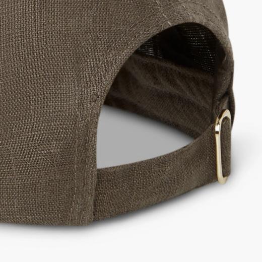 Frescobol Carioca - Fernando Linen Cap - Seawood - 男装 - 帽子 - 深棕色 商品图6