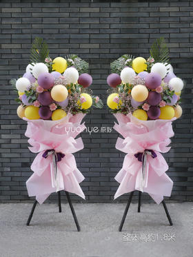 法式马卡龙气球花篮（单个价格）