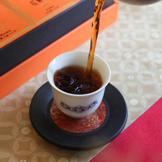 压箱底老茶系列 红珊瑚 15+年陈 普洱熟茶 10泡礼盒装 商品图4