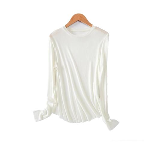 京东顺丰发货系列！【杉夏 新蚕丝面膜打底衫系列ZM8812+ZM8826】零触感 科技面料 莱赛尔桑蚕丝黄金配比 一件搞定四季百搭 商品图3