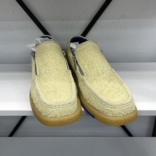 BUR*E**Y/巴*莉 Chance Low 男士绒面革拉链低帮休闲时尚乐福鞋 商品图1