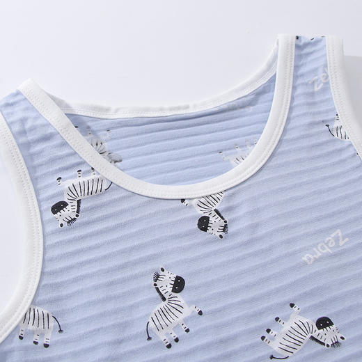 【超值三件装！】儿童全棉三件 背心男女童宝宝 纯棉夏透气半背 吸汗排汗跨栏背心夏天-QQ 商品图2