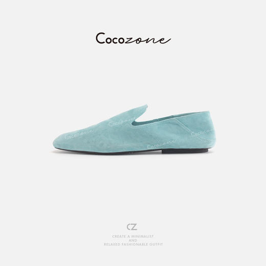 COCO ZONE 刘一一 2025松弛老钱风一脚蹬平底乐福鞋CD2A0534 商品图0