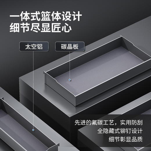 【高柜/地柜可选】娜家开门式柜体联动篮 商品图4