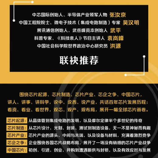 芯片风云：芯片的前世今生、芯片产业与国家竞争及中国芯片之路 商品图2