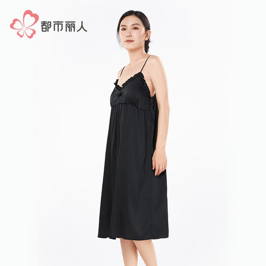 都市丽人超值精选女士丝质吊带裙薄冰雪丝无袖类LHH6A9 商品图2