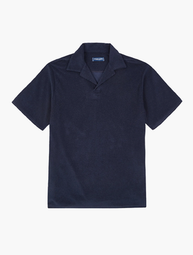 Frescobol Carioca - Faustino Polo S/S - Navy-Blue - 男装 - POLO衫 - 海军蓝
