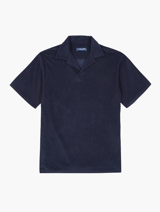 Frescobol Carioca - Faustino Polo S/S - Navy-Blue - 男装 - POLO衫 - 海军蓝 商品图0