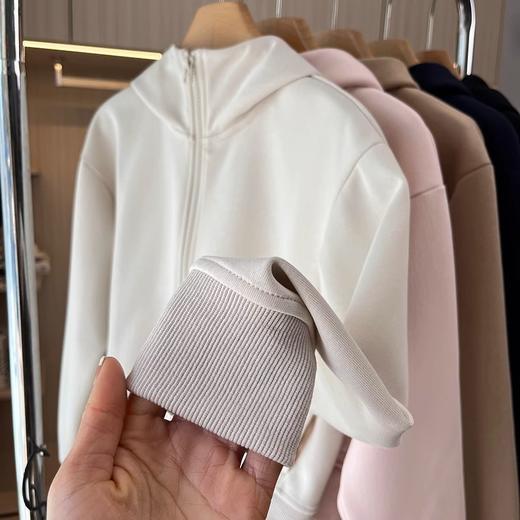 U家卫衣！线下249！2025新款快干休闲连帽外套长袖宽松运动卫衣开衫上衣夹克女款！ 商品图1