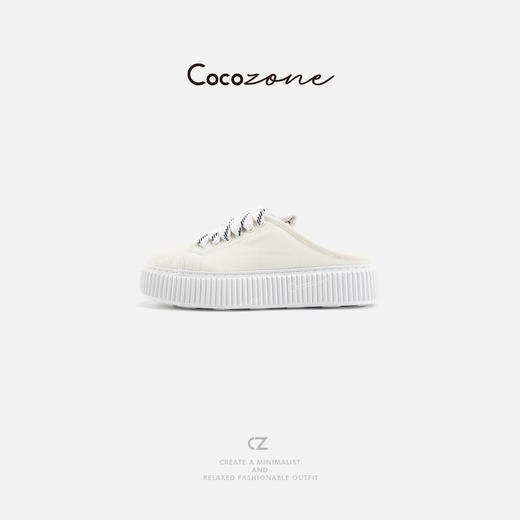 COCO ZONE 刘一一2025新款学院风通勤松糕百搭休闲鞋CD2A0537 商品图0