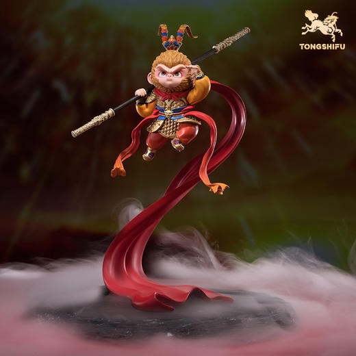 铜师傅《一飞冲天》客厅桌面孙悟空齐天大圣 铜工艺品家居摆件 商品图0