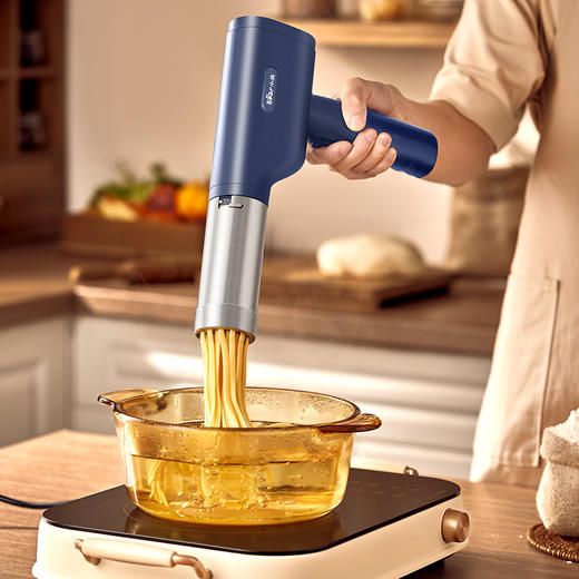 【30S自制手工面】小熊无线手持面条机YMJ-K40Z7 家用无线压面枪 自制无添加手工面 即出即煮 配5大模具 可拆洗 商品图2