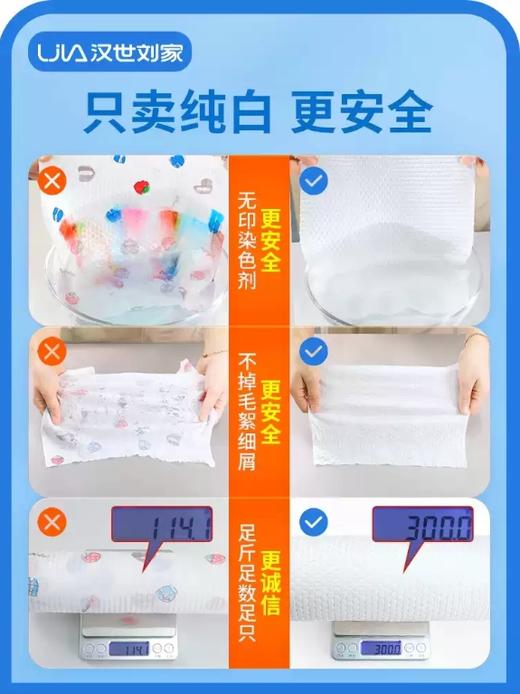 汉世刘家一次性抹布    厨房懒人纸巾洗碗布干湿两用加厚吸水不易沾油3.2 商品图1