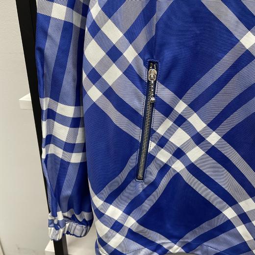 BUR*E**Y/巴*莉 男士时尚不规则拼色拉链连帽长袖外套 商品图3