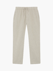 Frescobol Carioca - Oscar Slim Fit Drawstring Trouser - Stone Beige - 男装 - 长裤 - 米黄色 商品缩略图0