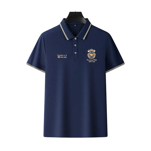 polo衫男士T恤短袖夏季高档翻领刺绣半袖上衣   FL-T5402* 商品图0