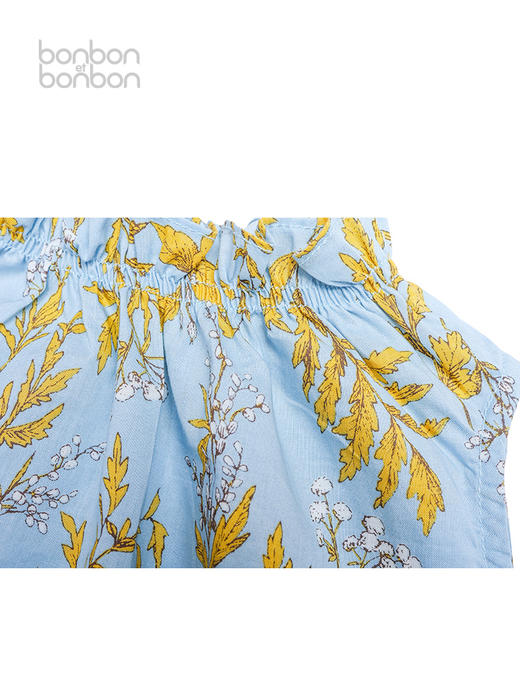 花边领流苏无袖上衣九分裤套装 商品图3