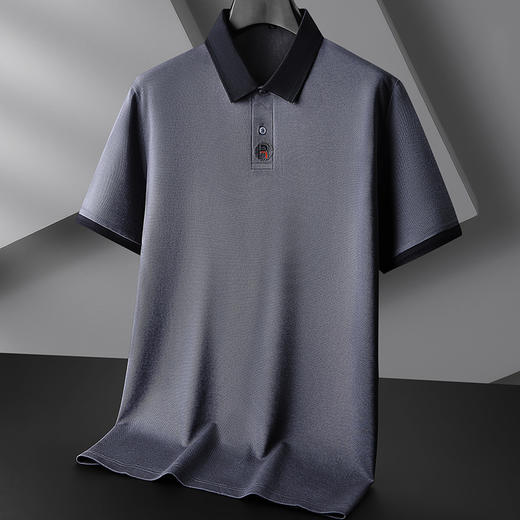 【莫代尔棉】【DPF】大依优型大码短袖POLO衫莫代尔棉t恤加肥加大肥佬宽松半袖体恤胖子上衣男士 商品图1