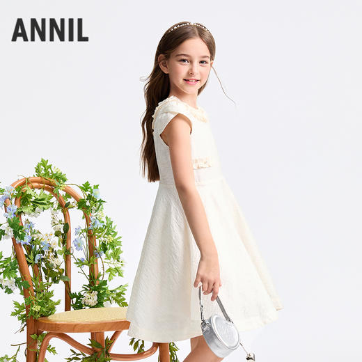 女童短袖连衣裙夏季新款安奈儿童装EG523087 商品图1