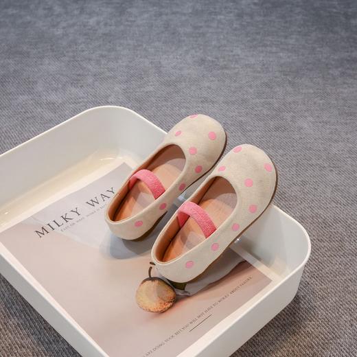 【小仙女闭眼入59/双】可爱波点泡芙软底一脚蹬平底单鞋女2025春季平底豆豆鞋聚 商品图1