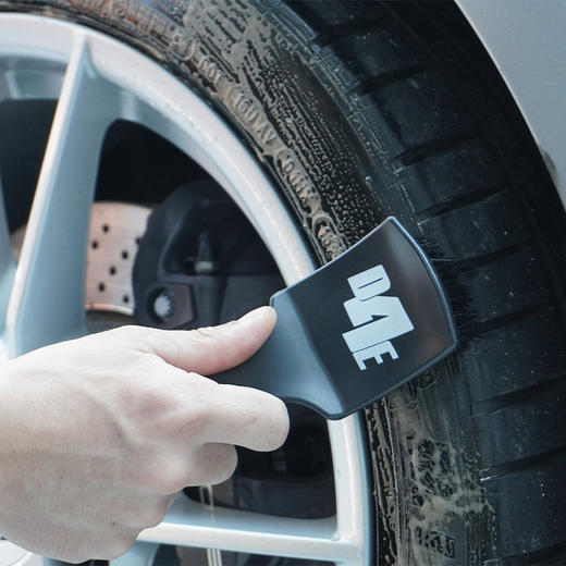 D4E 黑武士轮毂刷轮胎刷 深入细缝 刷毛柔韧清洁洗车刷轮毂刷 商品图5