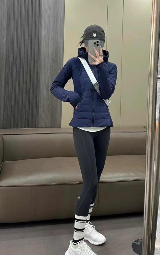 代工厂lulu同款去标白鹅绒修身轻薄羽绒服 商品图8